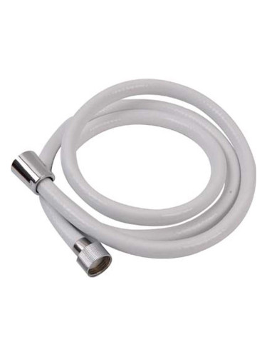 БЯЛ ШЛАУХ ГЪВКАВ PVC 200 СМ