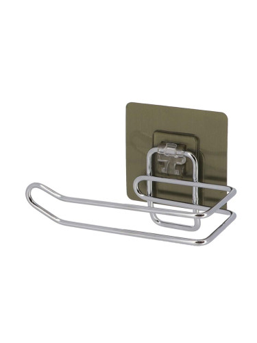 СРЕБРИСТА ПОСТАВКА ЗА ТОАЛЕТНА ХАРТИЯ  8/13/10.5 СМ