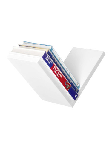 БЯЛА ЕТАЖЕРКА ЗА СТЕНА АЛИ 2 25/15/25 СМ