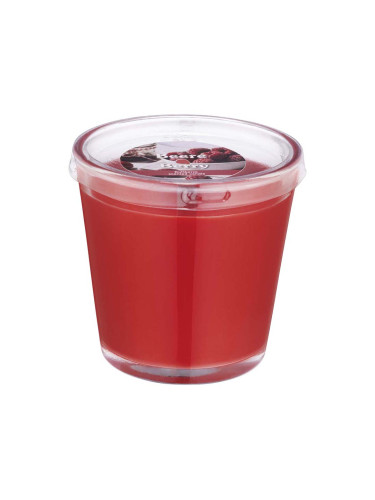 АРОМАТНА СВЕЩ ЯГОДА В ЧАША Ф8/9 СМ