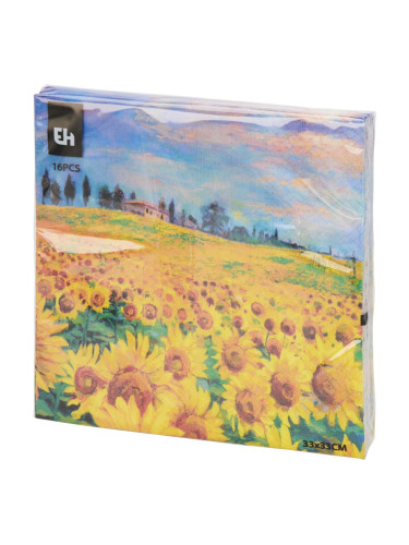 САЛФЕТКИ АСОРТИ 33/33 СМ