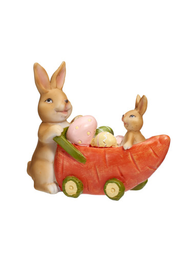 ВЕЛИКДЕНСКА ДЕКОРАЦИЯ ЗАЙЧЕТА С МОРКОВ