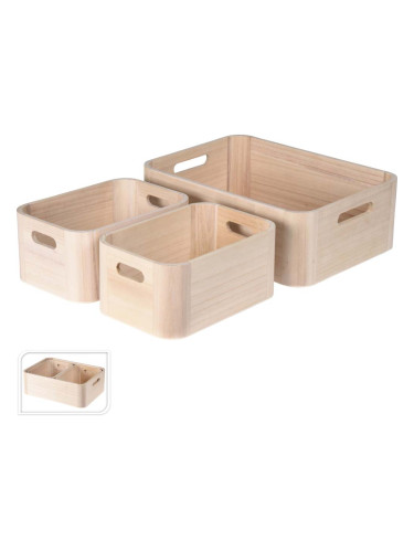 КУТИЯ ЗА СЪХРАНЕНИЕ БЕЗ КАПАК 36/26/12СМ