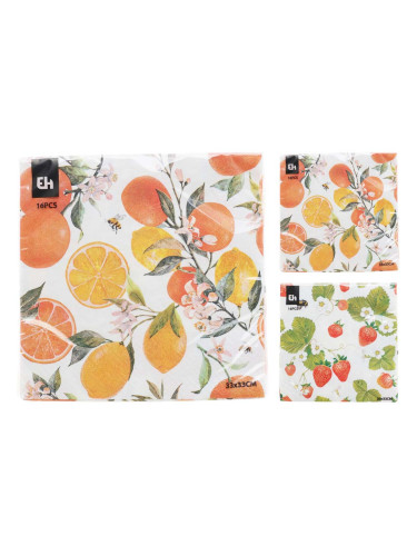 16 БР. САЛФЕТКИ АСОРТИ 33/33 СМ
