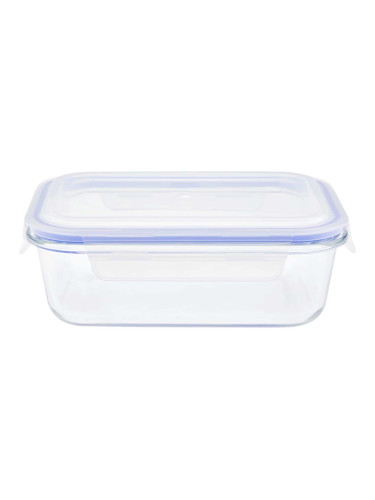 СТЪКЛЕНА КУТИЯ ЗА ХРАНА С КАПАК 14.8/19.8/5.8 СМ