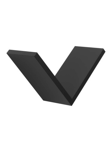 ЧЕРНА ЕТАЖЕРКА ЗА СТЕНА АЛИ 2 25/15/25 СМ