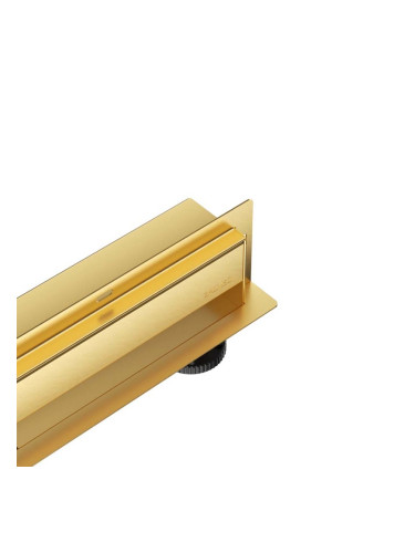 Стенен линеен сифон W-Drain Next Gold
