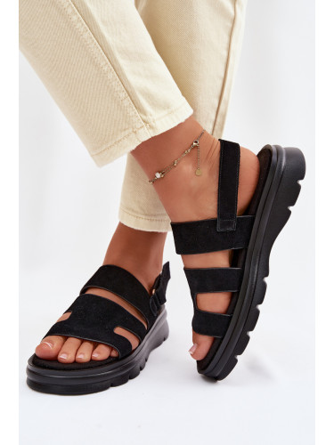 Дамски велурени сандали Big Star