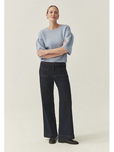 Тъмно син дънков панталон Talanka Tatuum