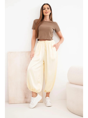 Широки панталони Aladdin с еластична талия