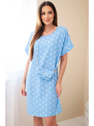 Дамска рокля на точки с чанта Kesi Włoski