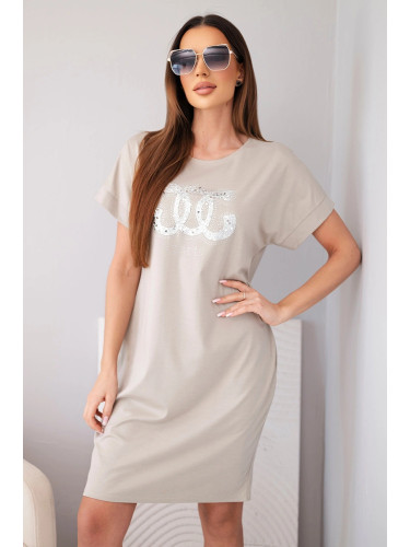 Дамска рокля от вискоза с щампа Kesi