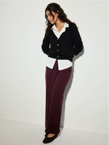 Mohito - Панталон с колан - махагон