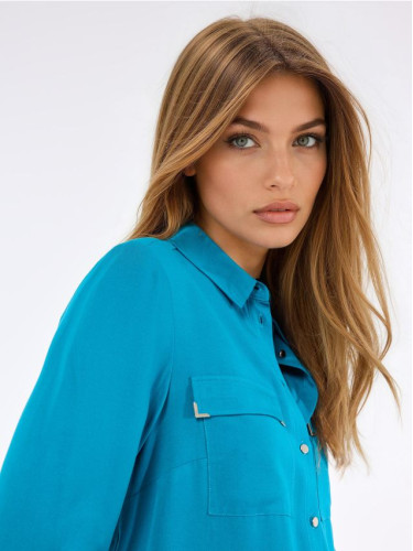 Mohito - Риза с високо съдържание на вискоза - зелено