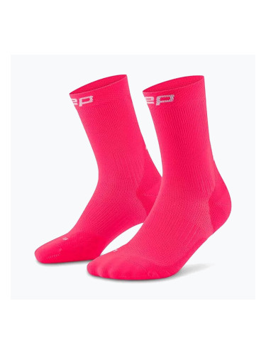 Мъжки компресионни чорапи CEP Run Mid Cut 5.0 pink