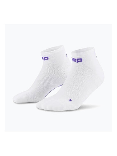 Мъжки компресионни чорапи CEP Ultralight Low Cut 4.0 white