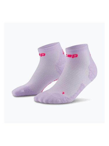 Мъжки компресионни чорапи CEP Ultralight Low Cut 4.0 lilac