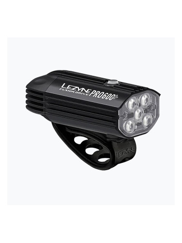 Преден велосипеден фар Lezyne Drive Pro 600+ Front satin black