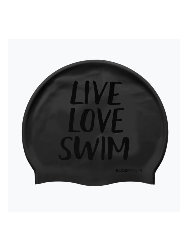 BuddySwim LLS Силиконова шапка за плуване черна