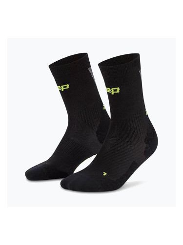 Мъжки компресионни чорапи CEP Ultralight Mid Cut 4.0 black/grey