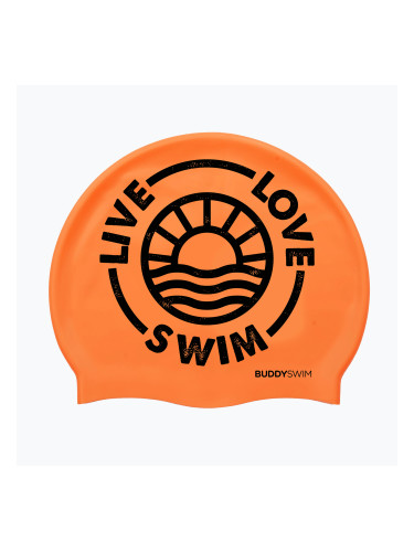 BuddySwim LLS2 Силиконова оранжева шапка за плуване