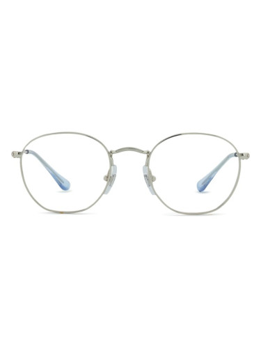 Ray-Ban Junior Rob 0RY9572V 4090 46 - диоптрични очила, кръгла, детски, сребърни