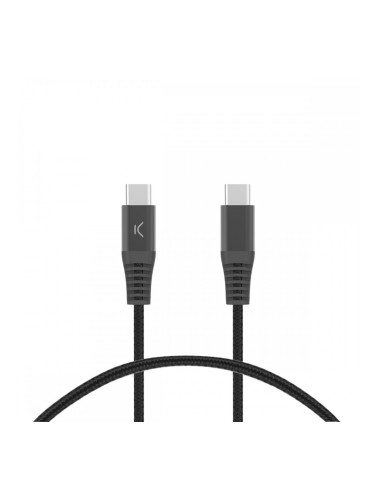 USB Cable KSIX Черен 1 m