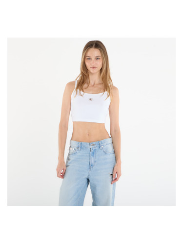 Calvin Klein Jeans Woven Label 2X2 Baby White L