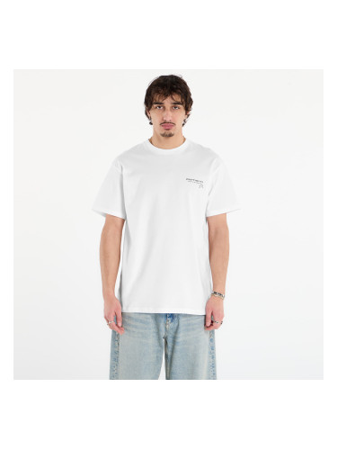 Тениска Carhartt WIP S/S Garble T-Shirt UNISEX White L