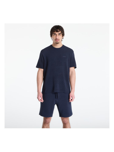 Тениска Hugo Boss Rib T-Shirt Blue L