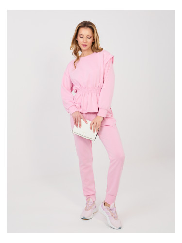 Нежно розови спортни панталони RUE PARIS