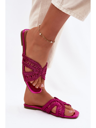 Дамски чехли Boto в цвят фуксия Fariella