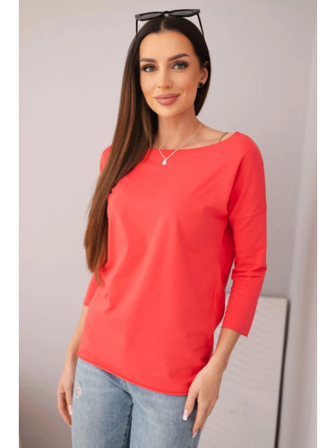 Дамска блуза Kesi с деколте тип лодка