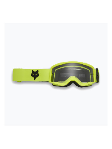 Детски предпазни очила за колоездене Fox Racing Main Core Jr fluorescent yellow/clear