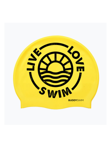 BuddySwim LLS2 Силиконова шапка за плуване жълта