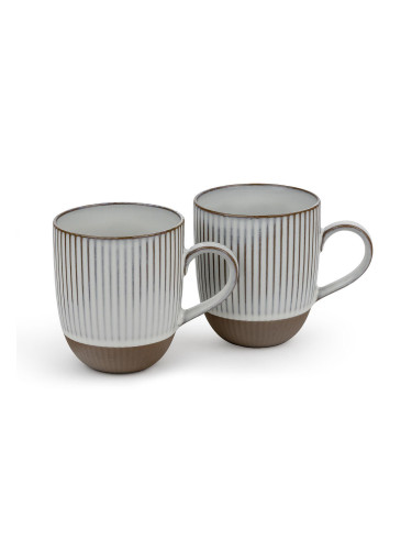 Сет от 2 керамични чаши за чай BREDEMEIJER INGO - 450 мл