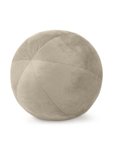 БЕЖОВА ДЕКОРАТИВНА ВЪЗГЛАВНИЦА ТОПКА Ф24СМ