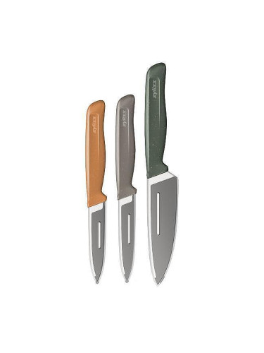 Комплект от 3 броя кухненски ножове ZYLISS с предпазители