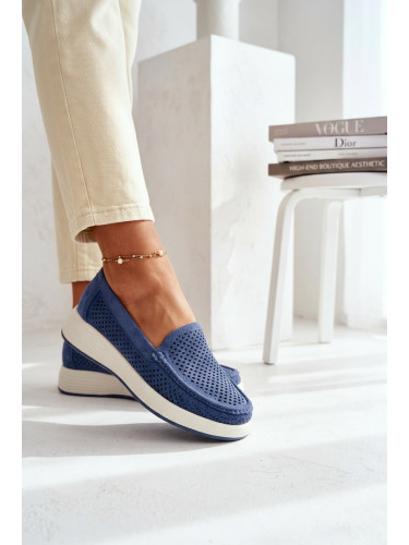 Дамски перфорирани мокасини Sergio Leone