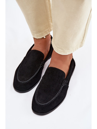 Дамски велурени мокасини BIG STAR