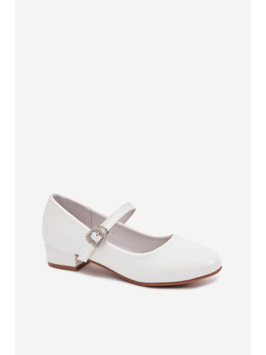 Детски балеринки с бляскава презрамка Vinceza