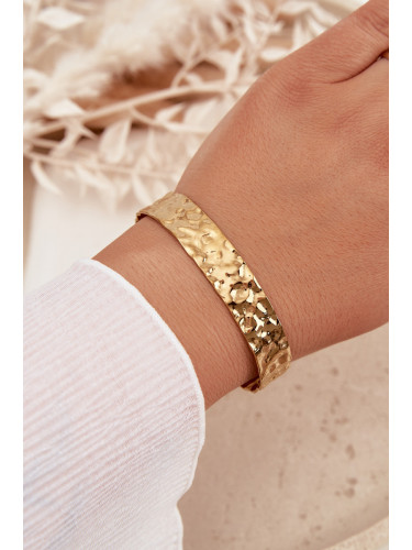 Дамска гривна от неръждаема стомана, златиста