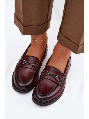 Дамски кожени мокасини Vinceza