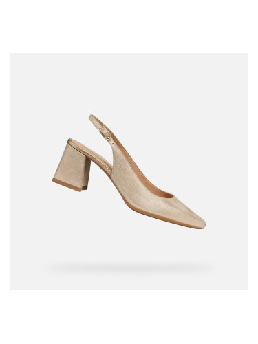 Дамски златни сандали Geox Giselda