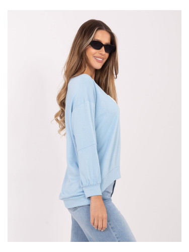 Светлосин дамски суитшърт