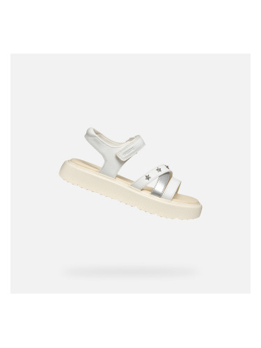 Бели сандали за момичета Geox Kodette