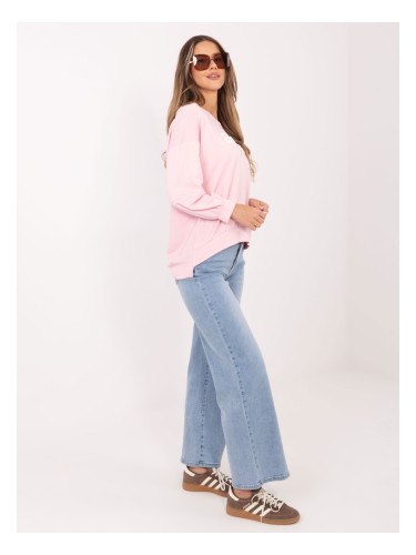 Светлорозов оувърсайз суитчър