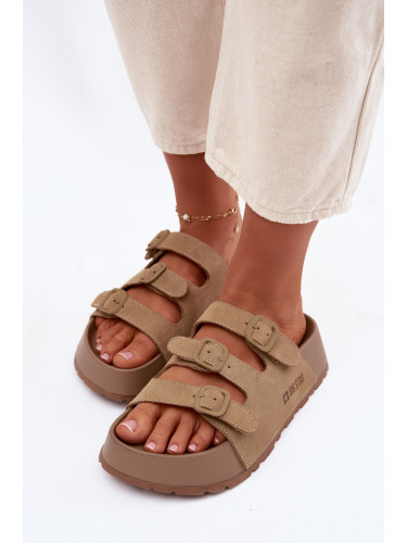 Дамски джапанки на платформа Big Star