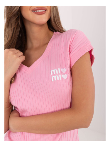 Светло розова блуза