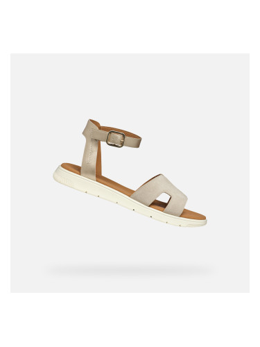 Дамски златни сандали Geox Dandra